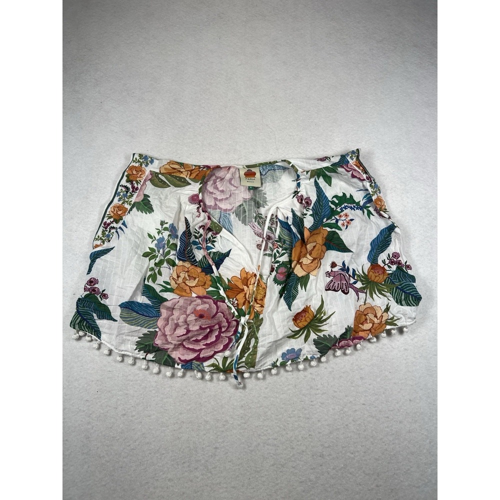 FARM Rio Sweet Bloom Two‎ Piece Set Blouse Shorts Size S/M Read - Picture 3 of 12
